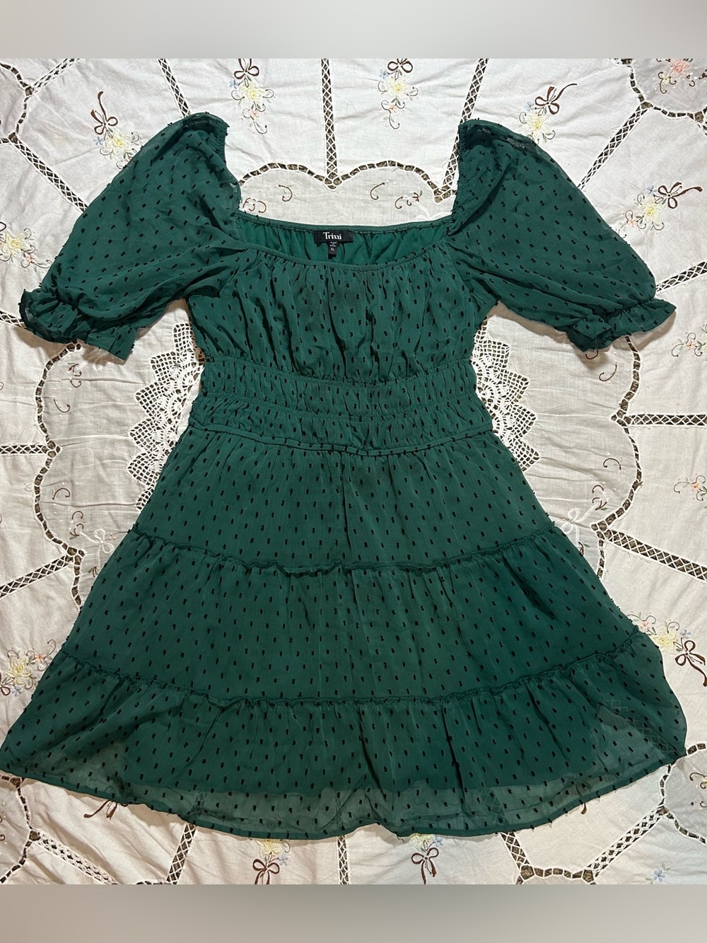 Trixxi polka dot dress